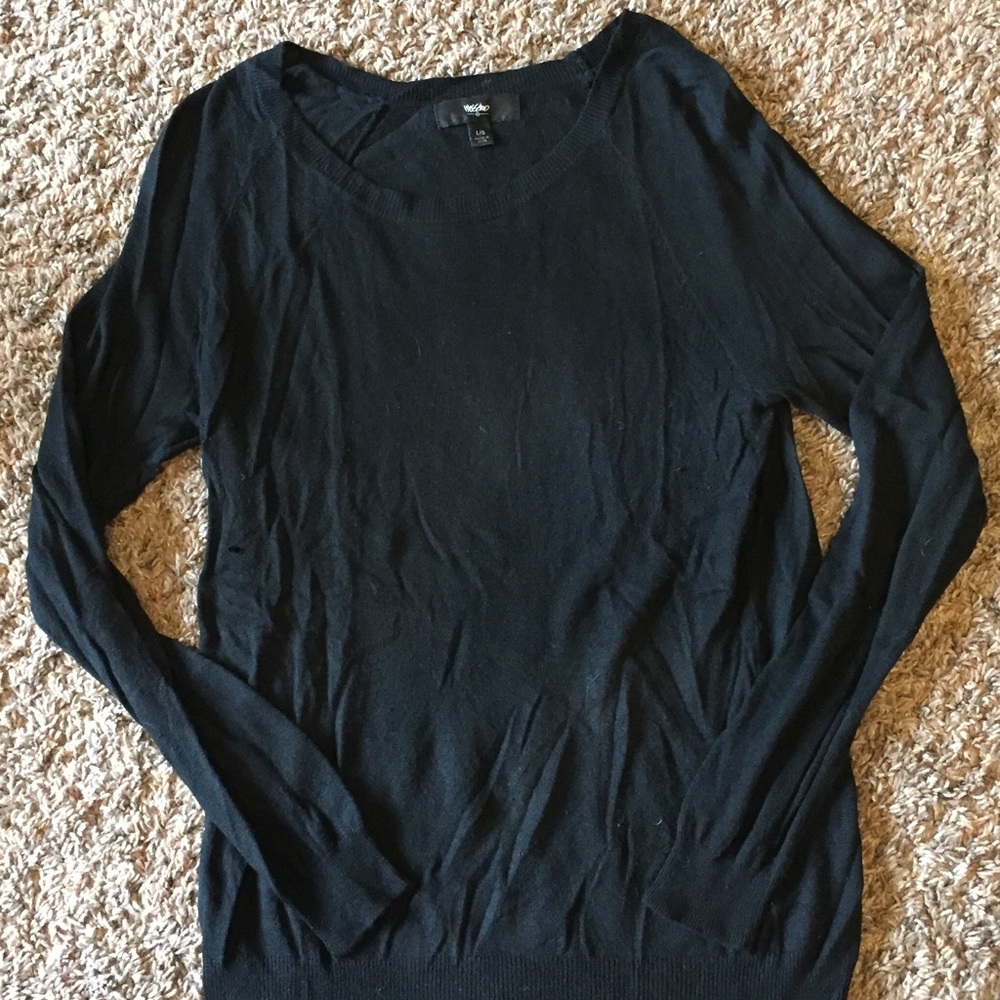 Mossimo all Black Sweater